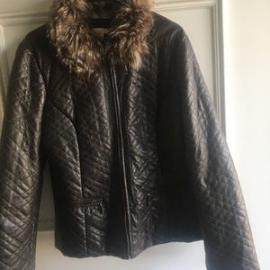 Leather Jacket Brown